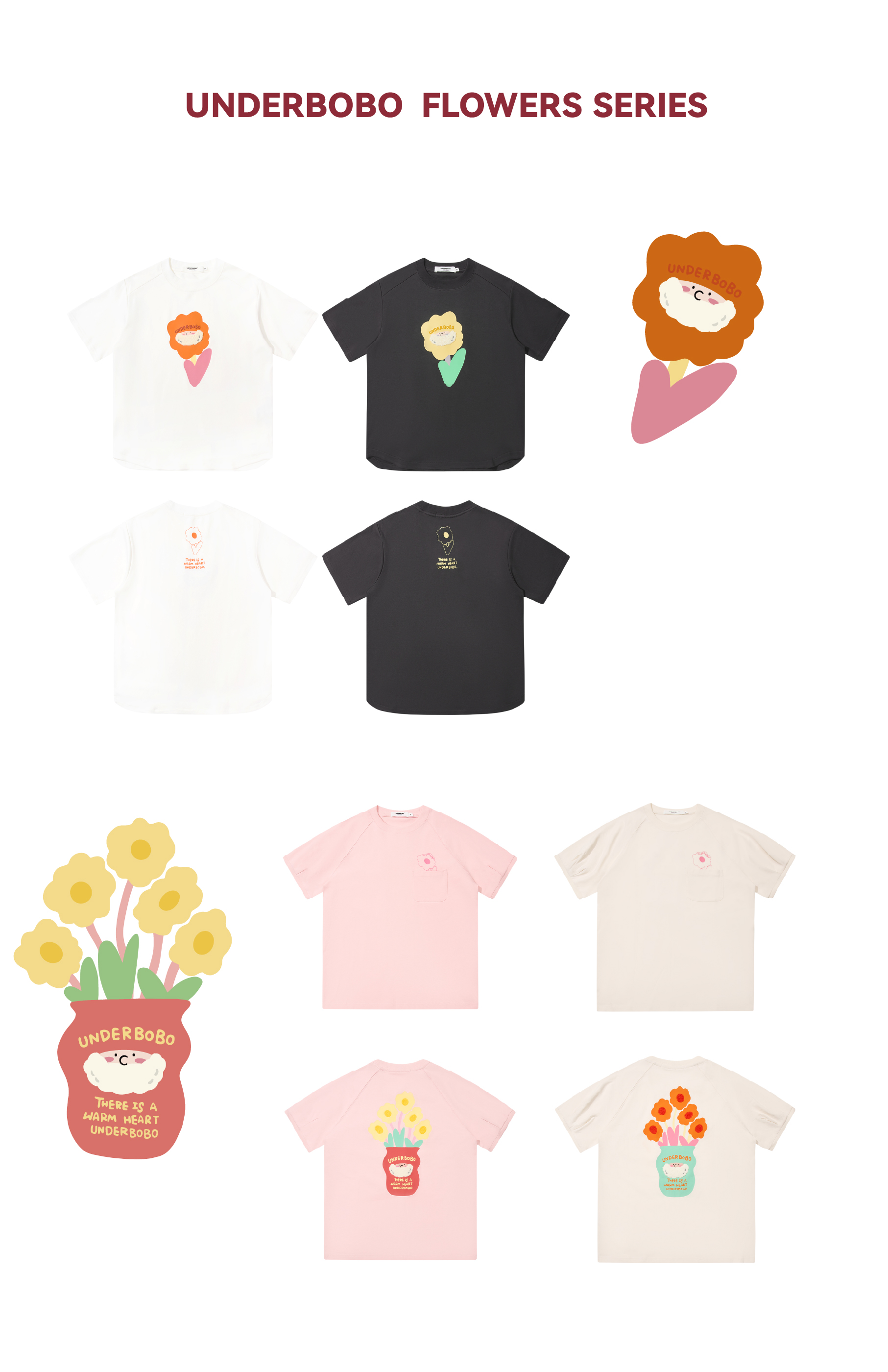 UNDERBOBO FLOWERS SERIES collection artwork